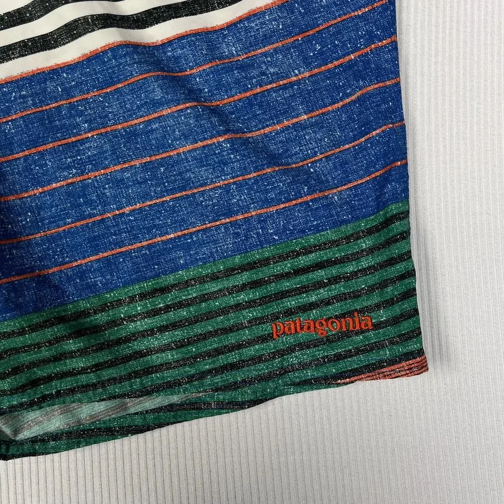 Patagonia Board Shorts Mens 34 Multicolor Striped Surf Swim Trunks Quick Dry